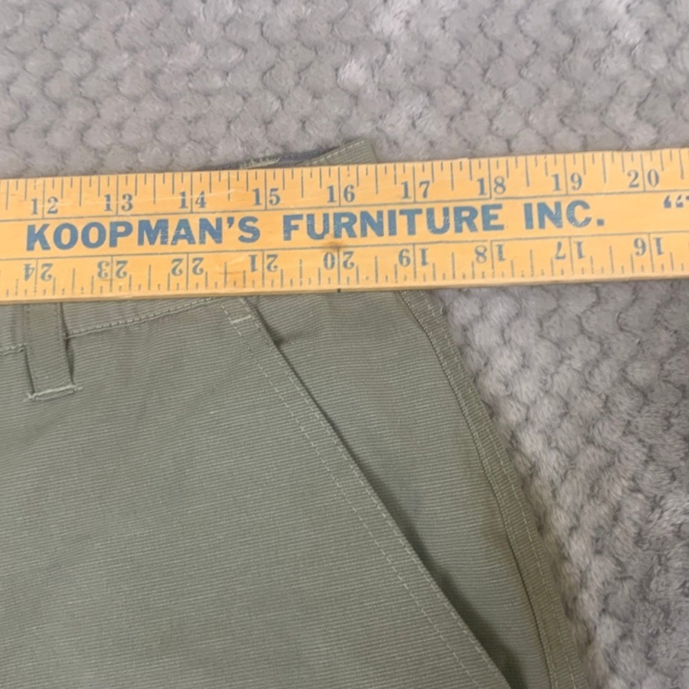 Swannies Golf Shorts Mens 34 Olive Green Performance Stretch Flat Front - Picture 4 of 10